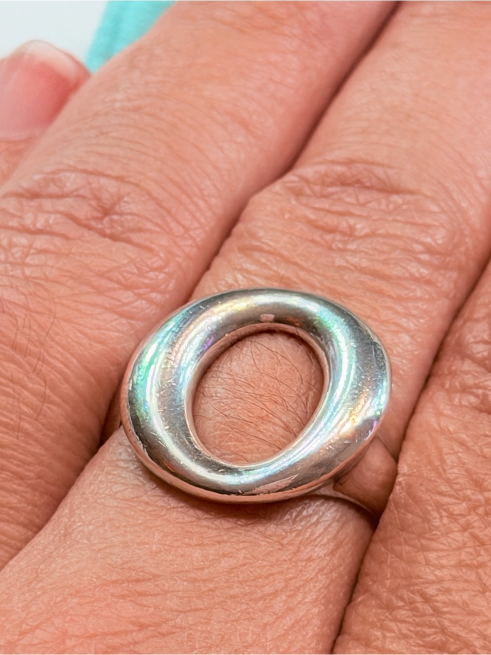 Authentic Tiffany & Co. Elsa Peretti Sevillana ring size 8.5